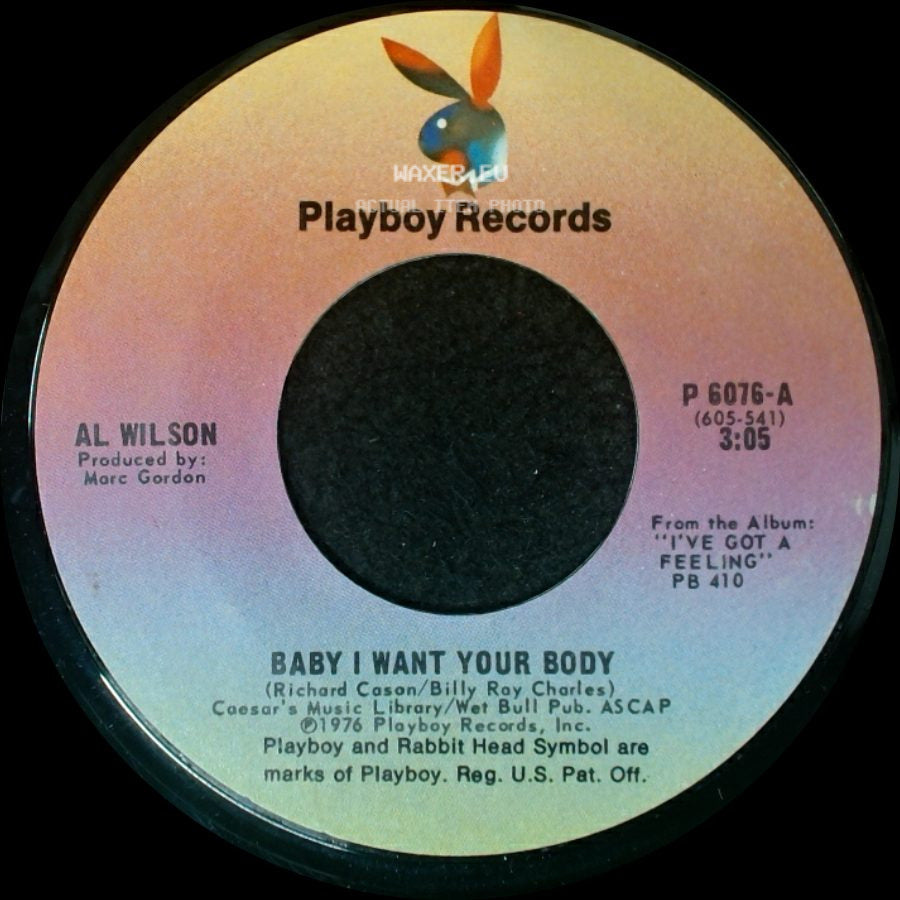 Al Wilson - Baby I Want Your Body / Stay With Me side A