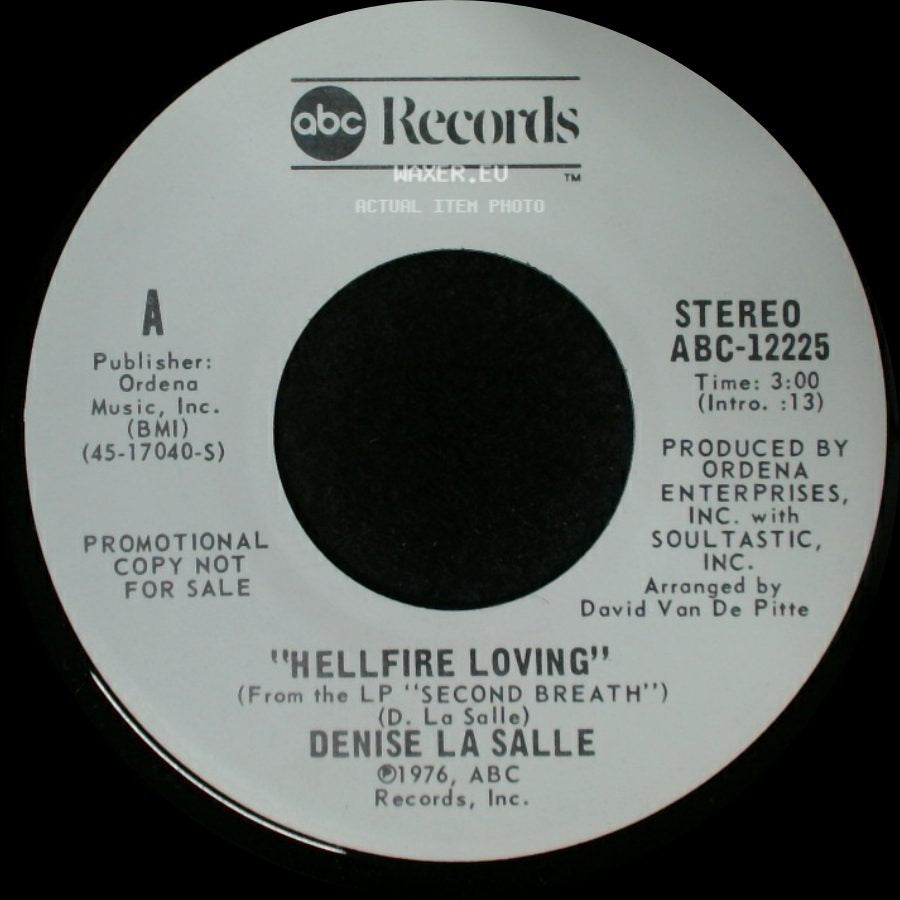 Denise La Salle - Hellfire Loving / Hellfire Loving side B