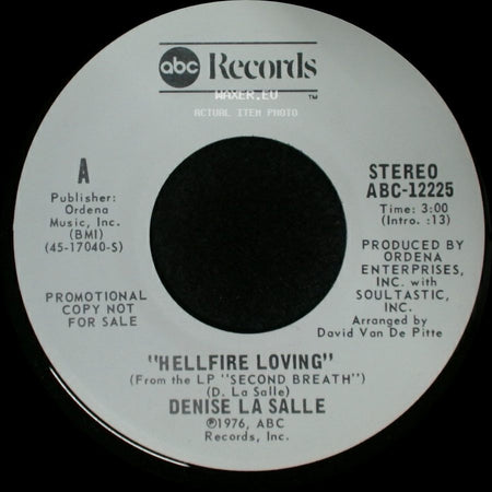 Denise La Salle - Hellfire Loving / Hellfire Loving side B
