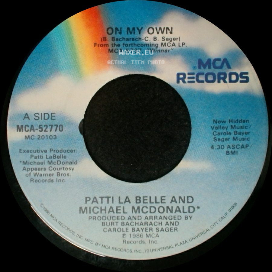 Patti La Belle And Michael Mcdonald / Patti La Belle - On My Own / Stir It Up side A