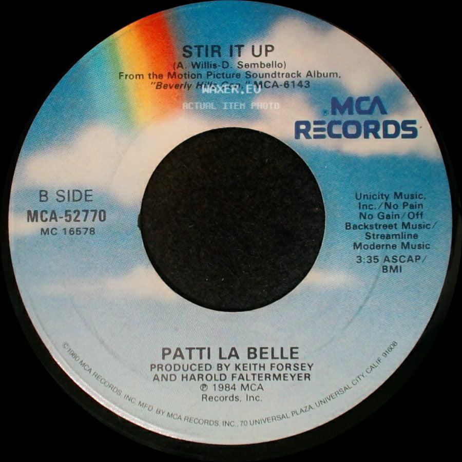 Patti La Belle And Michael Mcdonald / Patti La Belle - On My Own / Stir It Up side B