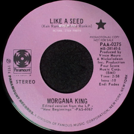 Morgana King - Like A Seed / Jennifer Had side A