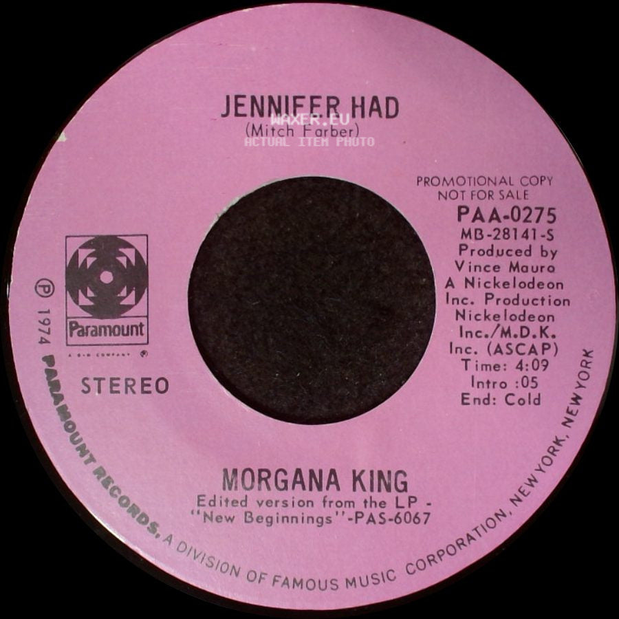 Morgana King - Like A Seed / Jennifer Had side B