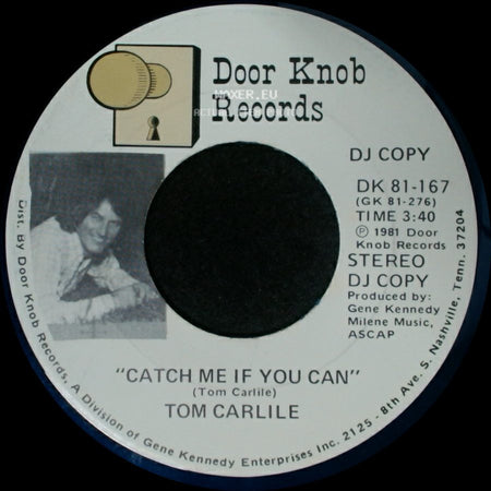 Tom Carlile - Catch Me If You Can / Catch Me If You Can side A