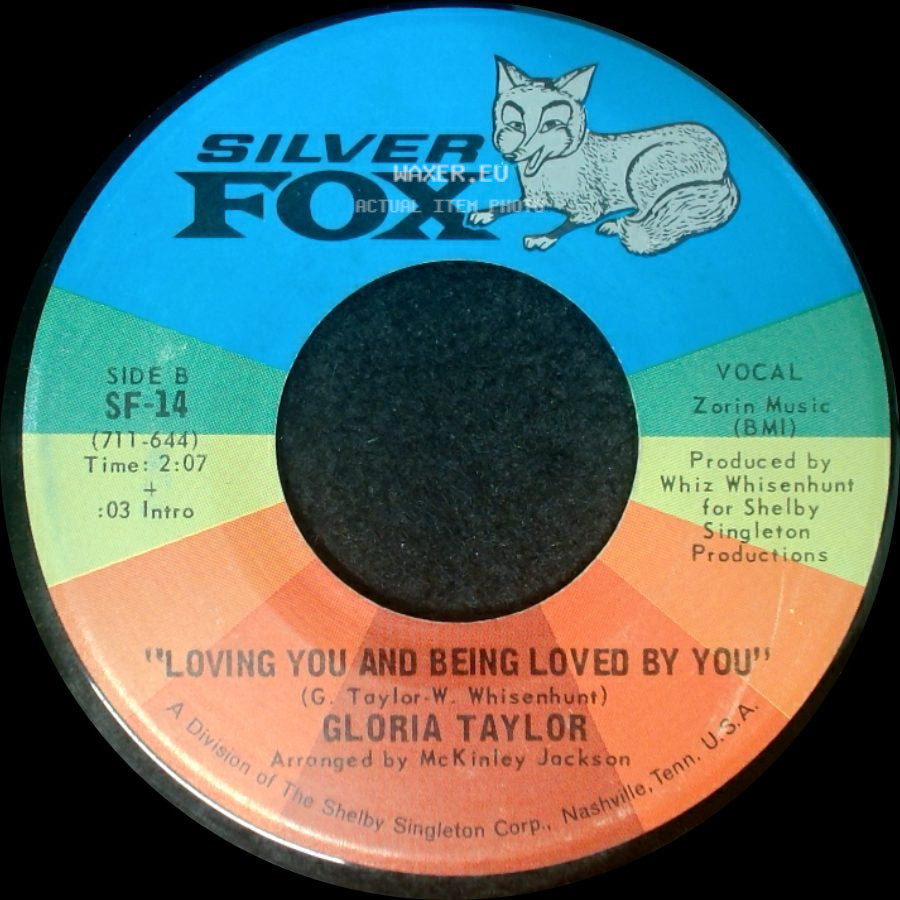 Gloria Taylor - You Got To Pay The Price / Loving You And Being Loved By You side B