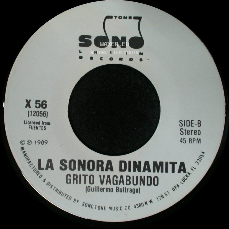 La Sonora Dinamita - Grito Vagabundo / Grito Vagabundo side B