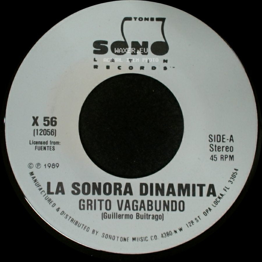La Sonora Dinamita - Grito Vagabundo / Grito Vagabundo side A