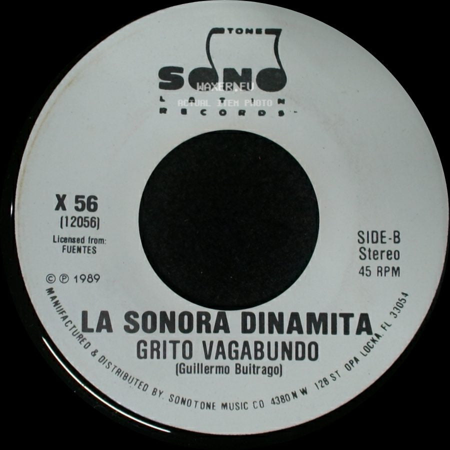 La Sonora Dinamita - Grito Vagabundo / Grito Vagabundo side B