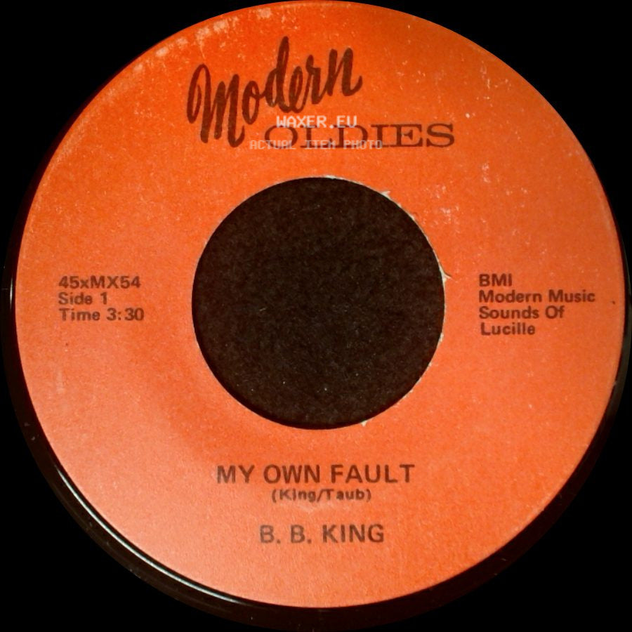 B. B. King - My Own Fault / The Jungle side A