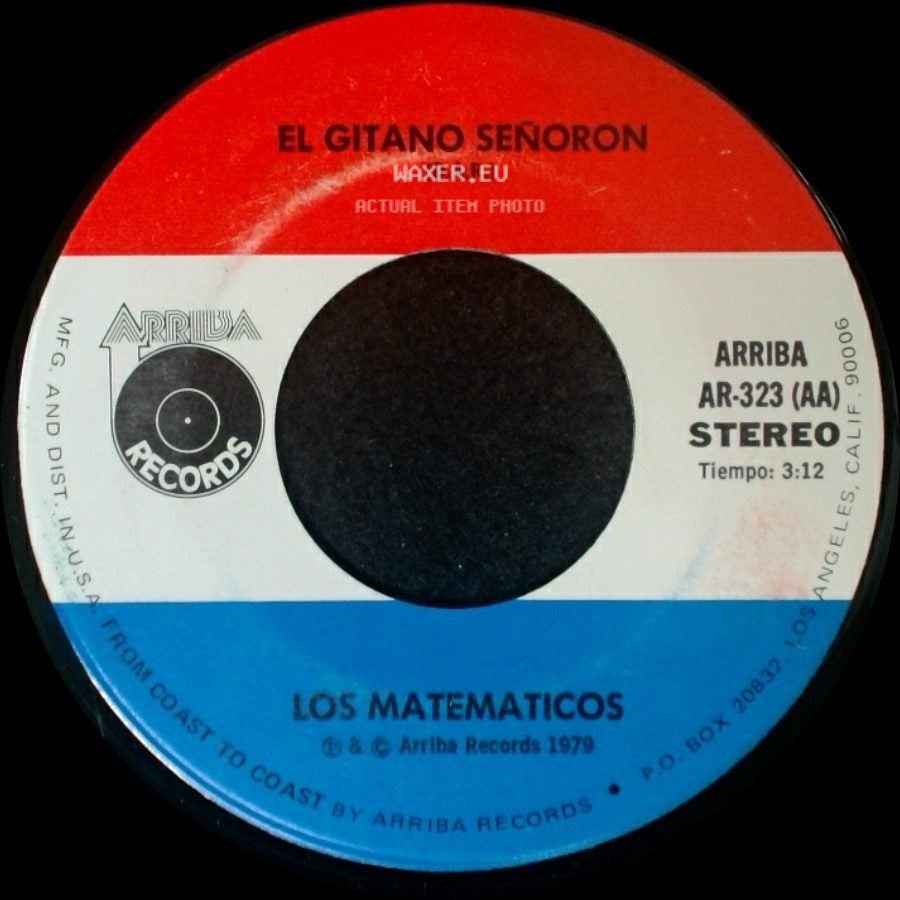Los Matematicos - Pena Y Llanto / El Gitano Señoron side B