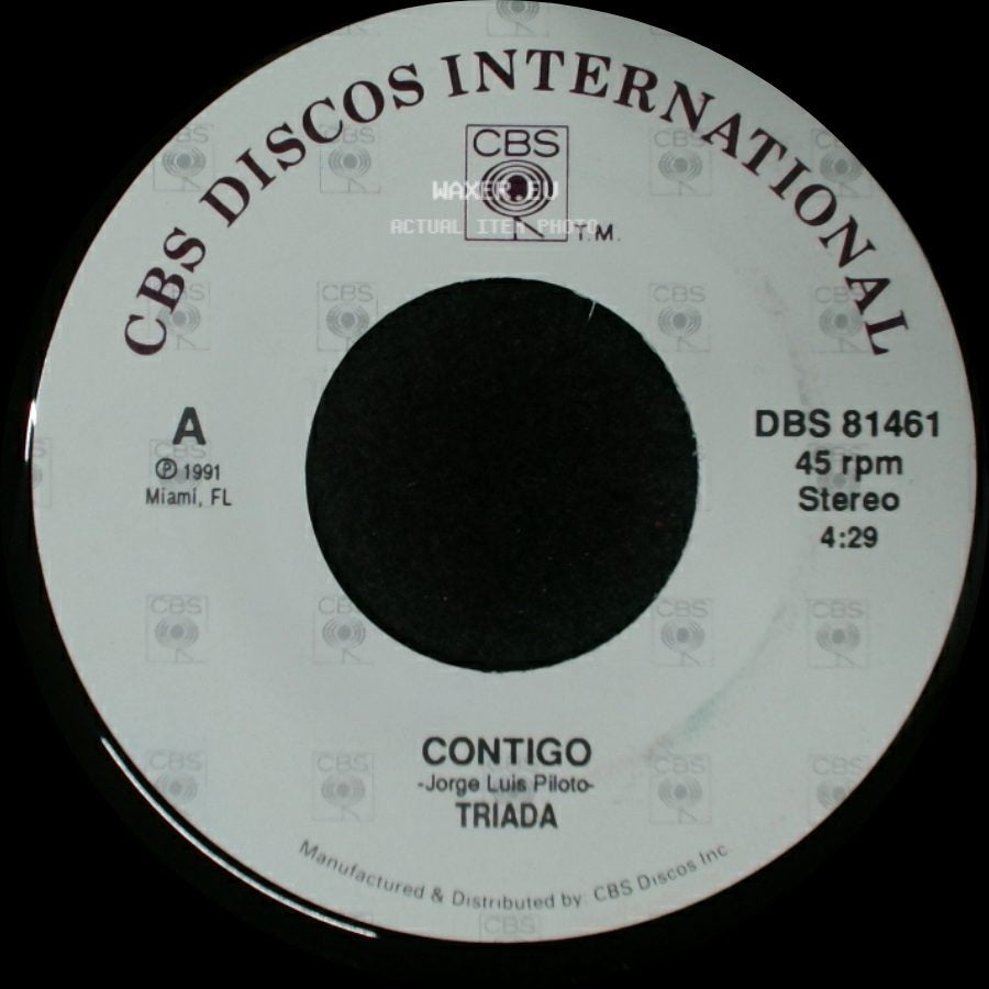 Triada - Contigo / Dando El Alma side A