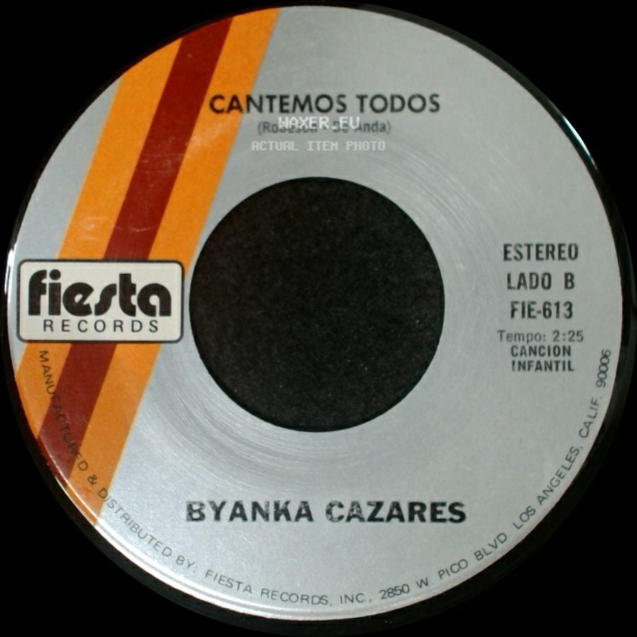 Byanka Cazares - Contestacion A La Mochila Azul / Cantemos Todos side B