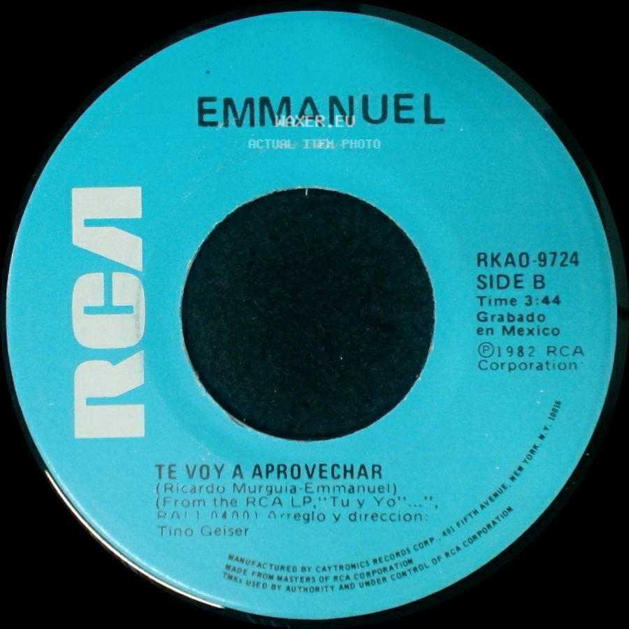 Emmanuel - Ven Con El Alma Desnuda / Te Voy A Aprovechar side B