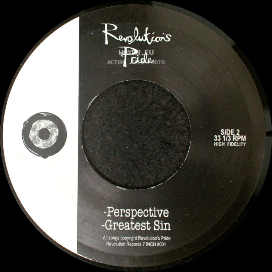 Revolution's Pride - No Mixing / Perspective - Greatest Sin side B