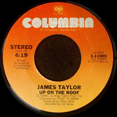 James Taylor - Up On The Roof / Up On The Roof side B