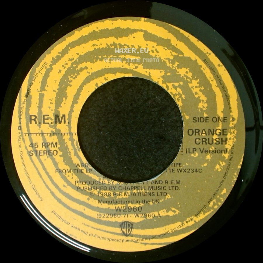R.E.M. - Orange Crush (Lp Version) / Ghost Riders side A