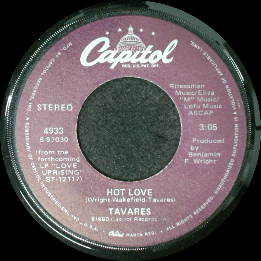 Tavares - Love Uprising / Hot Love side B