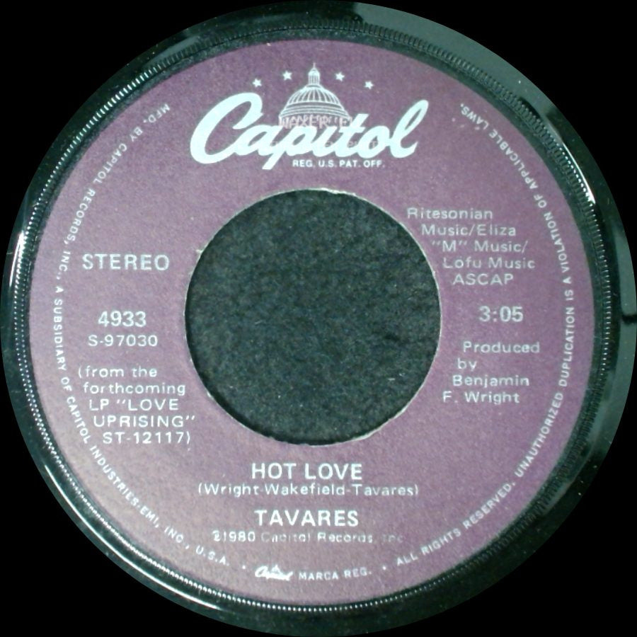 Tavares - Hot Love / Love Uprising side A