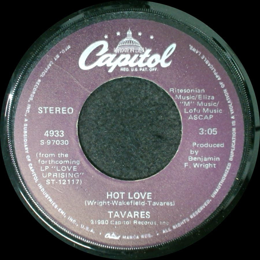 Tavares - Hot Love / Love Uprising side A