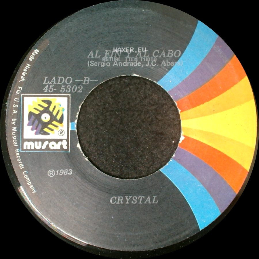 Crystal - La Hora Mas Triste Del Dia / Al Fin Y Al Cabo side B
