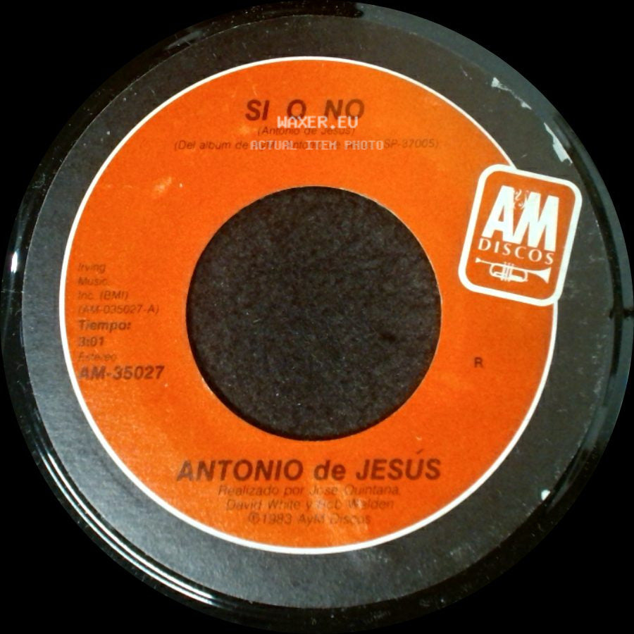 Antonio De Jesús - Si O No / Madre side A