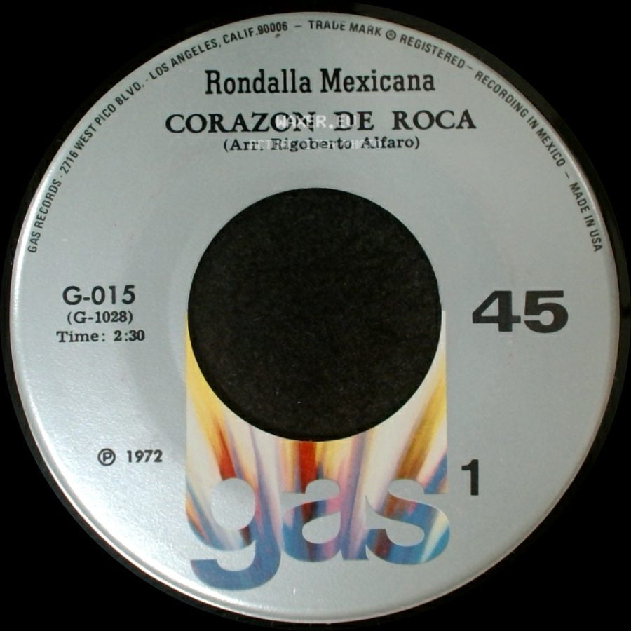 Rondalla Mexicana - Corazon De Roca / Serenata Ranchera side A