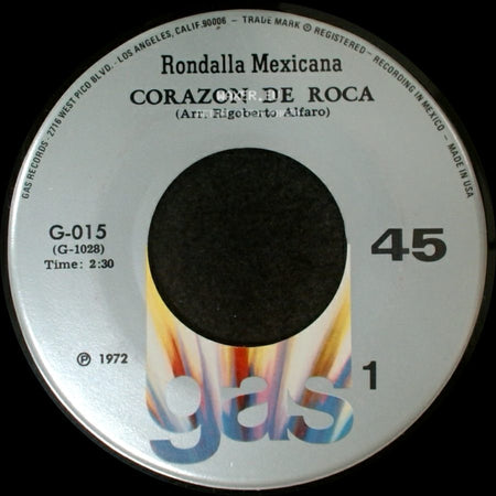 Rondalla Mexicana - Corazon De Roca / Serenata Ranchera side A