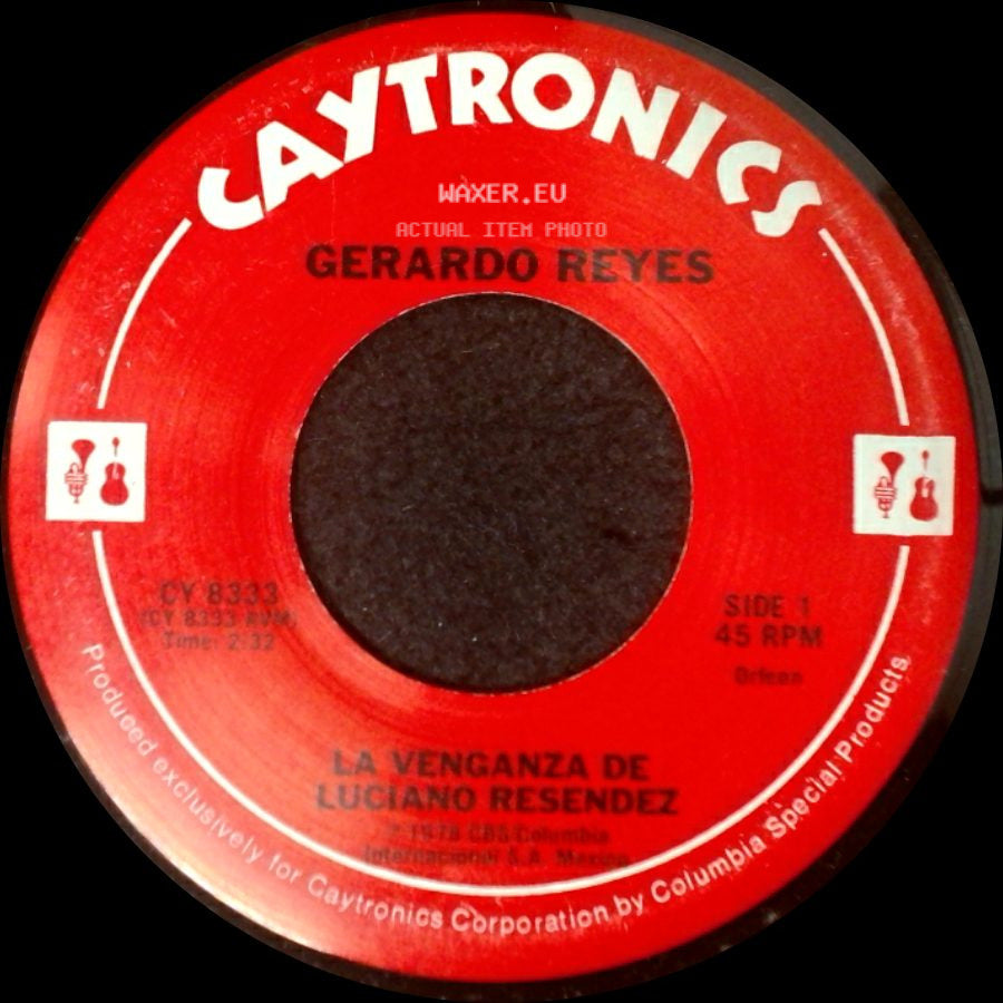 Gerardo Reyes - La Venganza De Luciano Resendez / Alma De Piedra side A