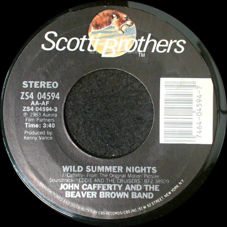 John Cafferty And The Beaver Brown Band - On The Dark Side / Wild Summer Nights side B