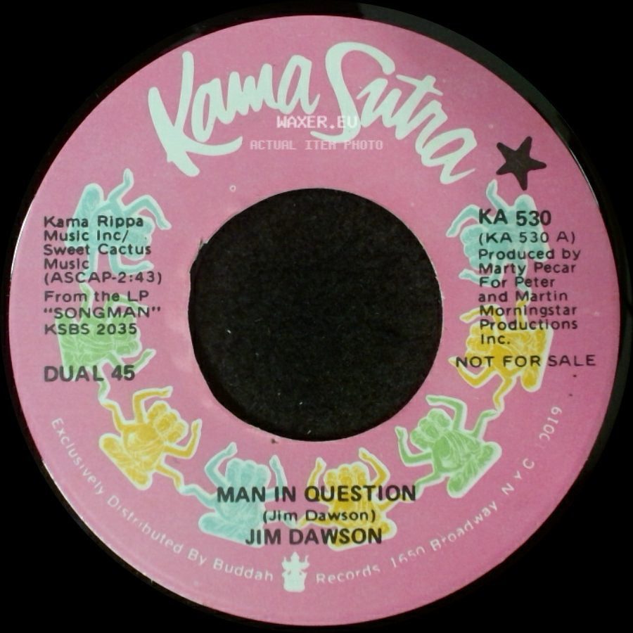 Jim Dawson - Man In Question / It's Because side A