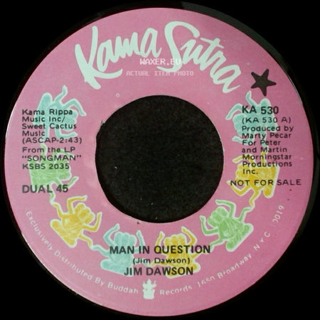 Jim Dawson - Man In Question / It's Because side A