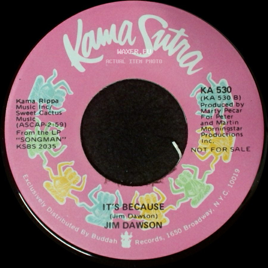 Jim Dawson - Man In Question / It's Because side B