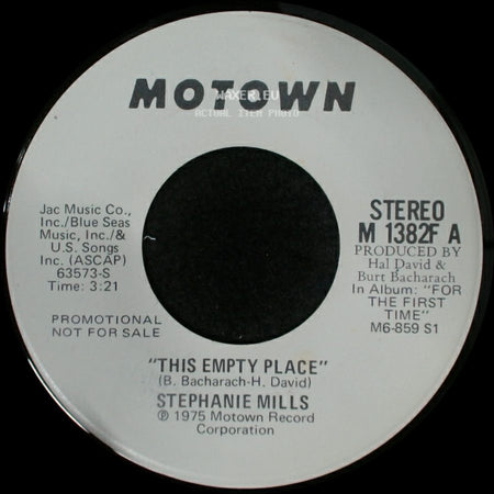 Stephanie Mills - This Empty Place / This Empty Place side A