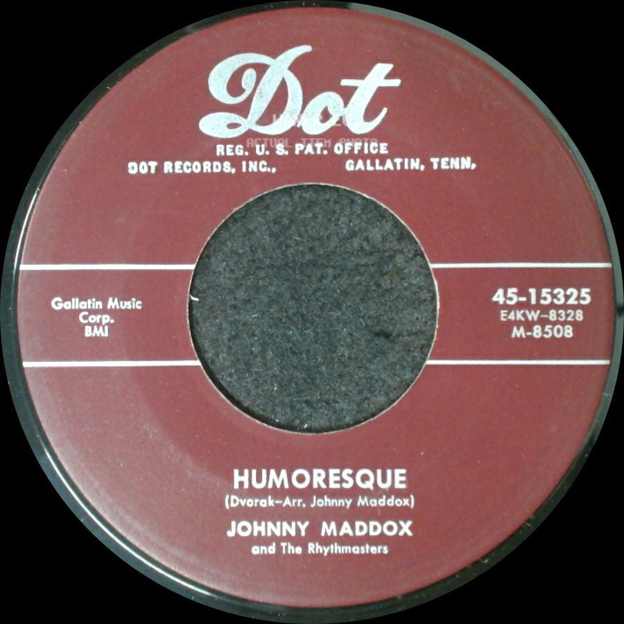 Johnny Maddox And The Rhythmasters - Humoresque / The Crazy Otto (Medley) side A