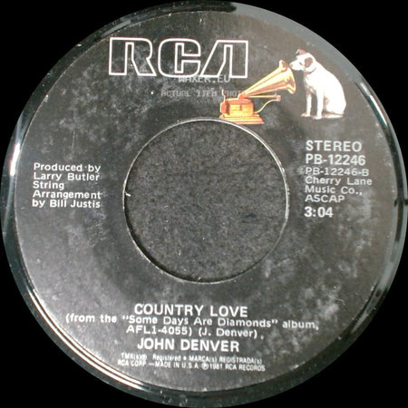 John Denver - Country Love / Some Days Are Diamonds side A