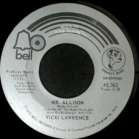 Vicki Lawrence - He Did With Me / Mr. Allison side B