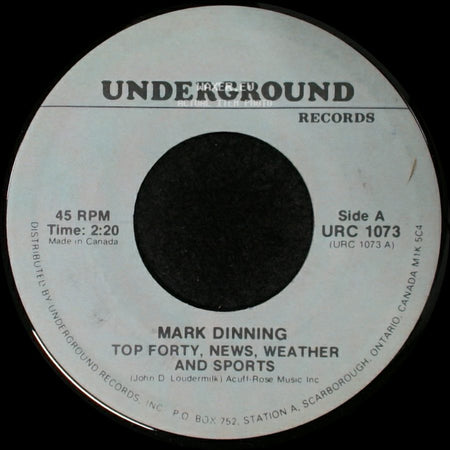 Mark Dinning - Top Forty, News, Weather And Sports / All Of This For Sally side A