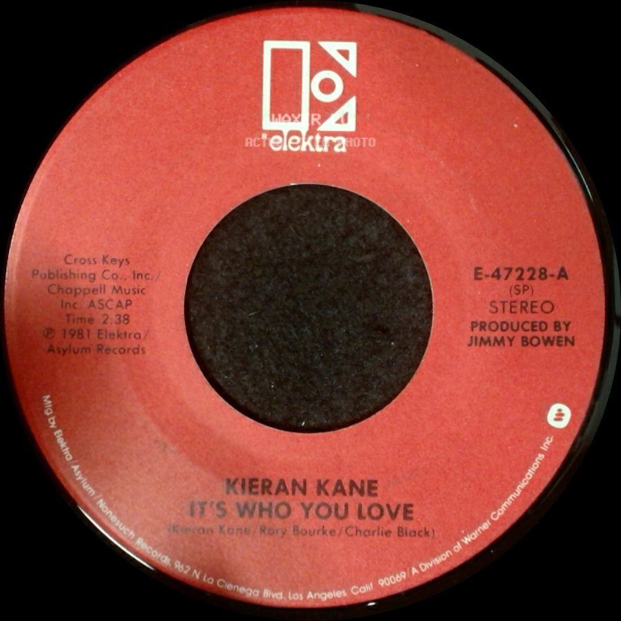Kieran Kane - It's Who You Love / Doctor's Orders side A