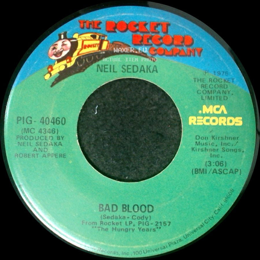 Neil Sedaka - Bad Blood / Your Favorite Entertainer side A