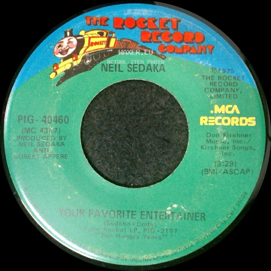 Neil Sedaka - Bad Blood / Your Favorite Entertainer side B