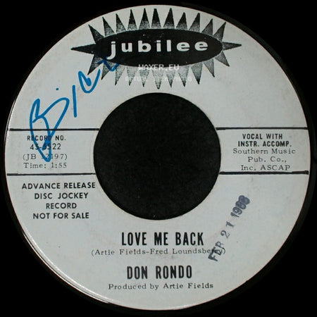 Don Rondo - Play The Other Side / Love Me Back side B