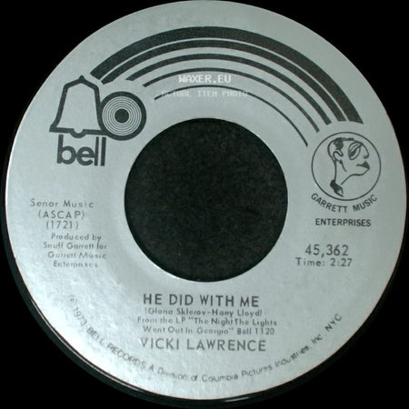 Vicki Lawrence - Mr. Allison / He Did With Me side B