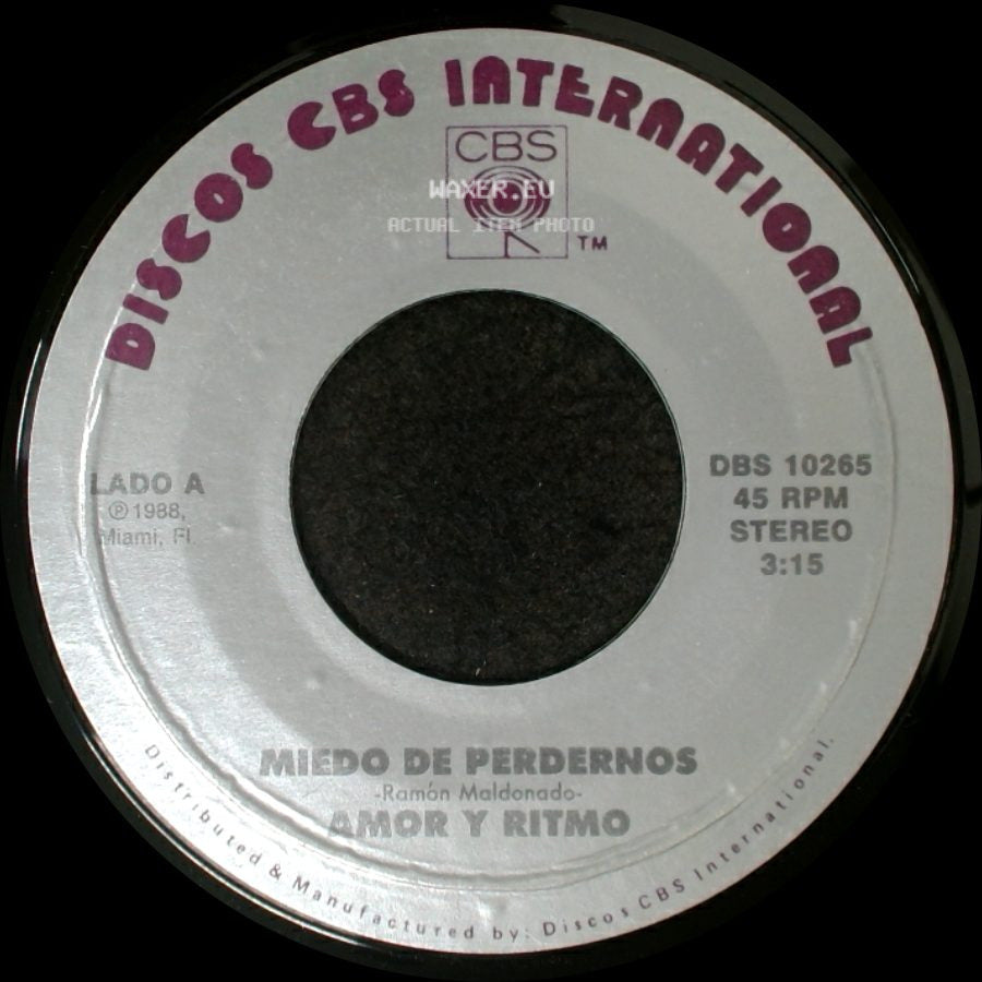 Amor Y Ritmo - Miedo De Perdernos / Ya Te Olvide side A