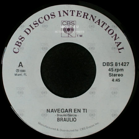 Braulio - Navegar En Ti / El Tribunal Del Amor side A