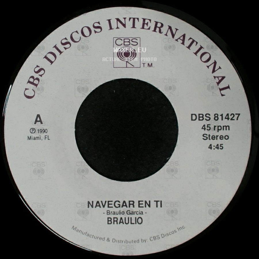 Braulio - Navegar En Ti / El Tribunal Del Amor side A