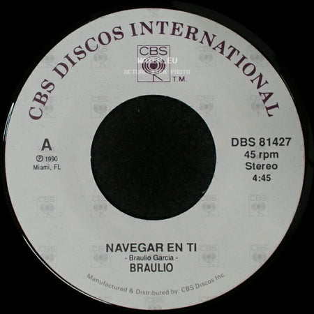 Braulio - Navegar En Ti / El Tribunal Del Amor side A