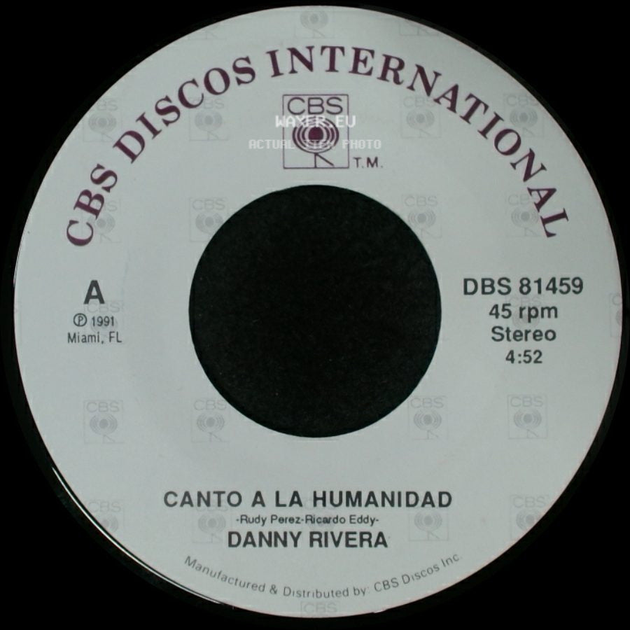 Danny Rivera - Canto A La Humanidad / Bomba side A