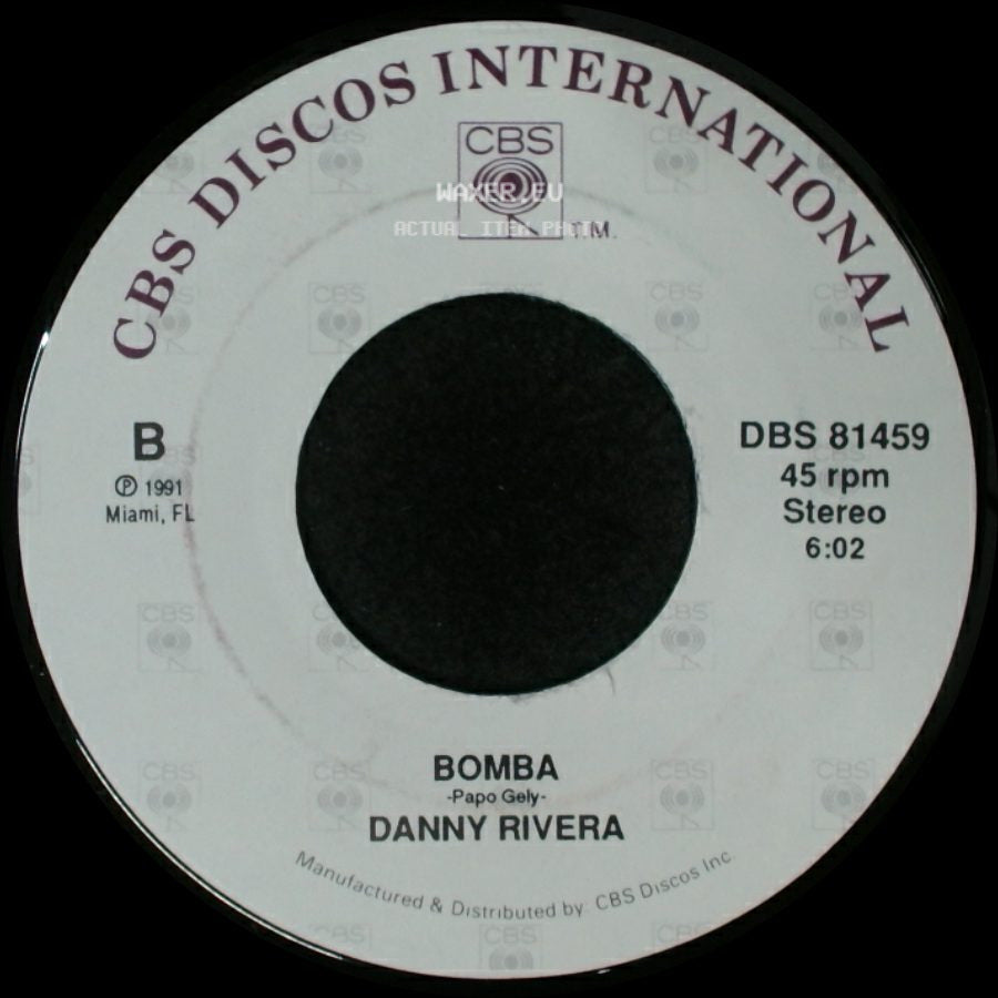 Danny Rivera - Canto A La Humanidad / Bomba side B