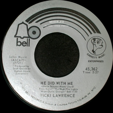 Vicki Lawrence - He Did With Me / Mr. Allison side A