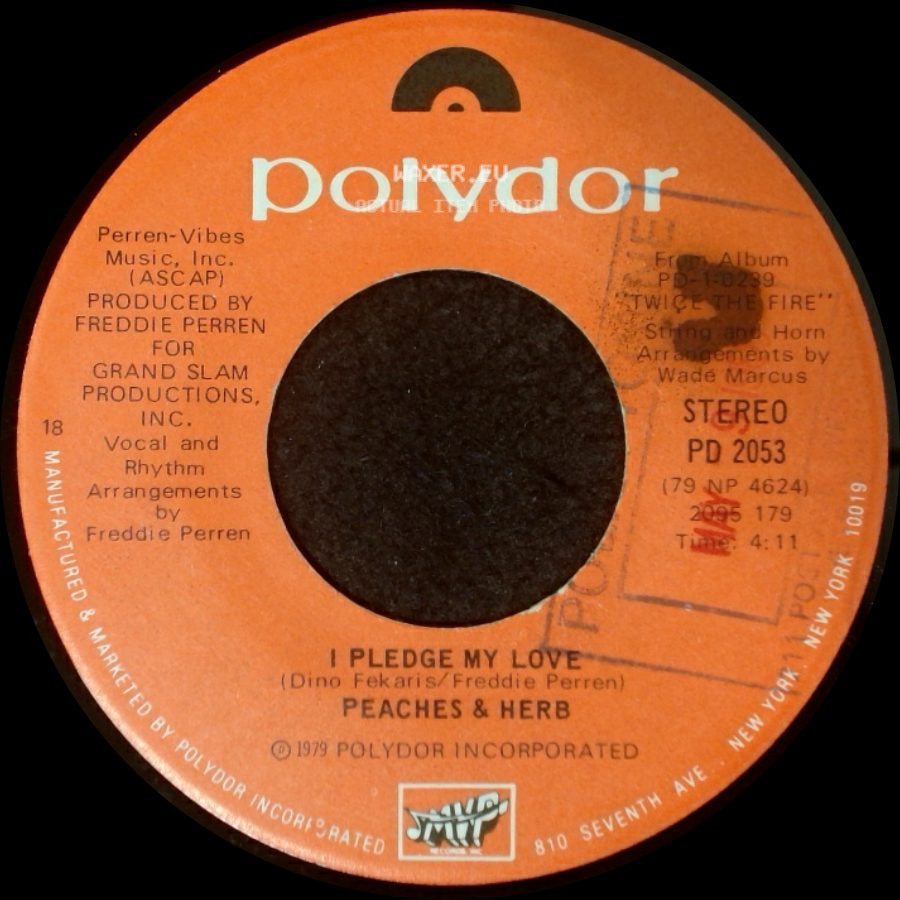 Peaches & Herb - (I Want Us) Back Together / I Pledge My Love side B